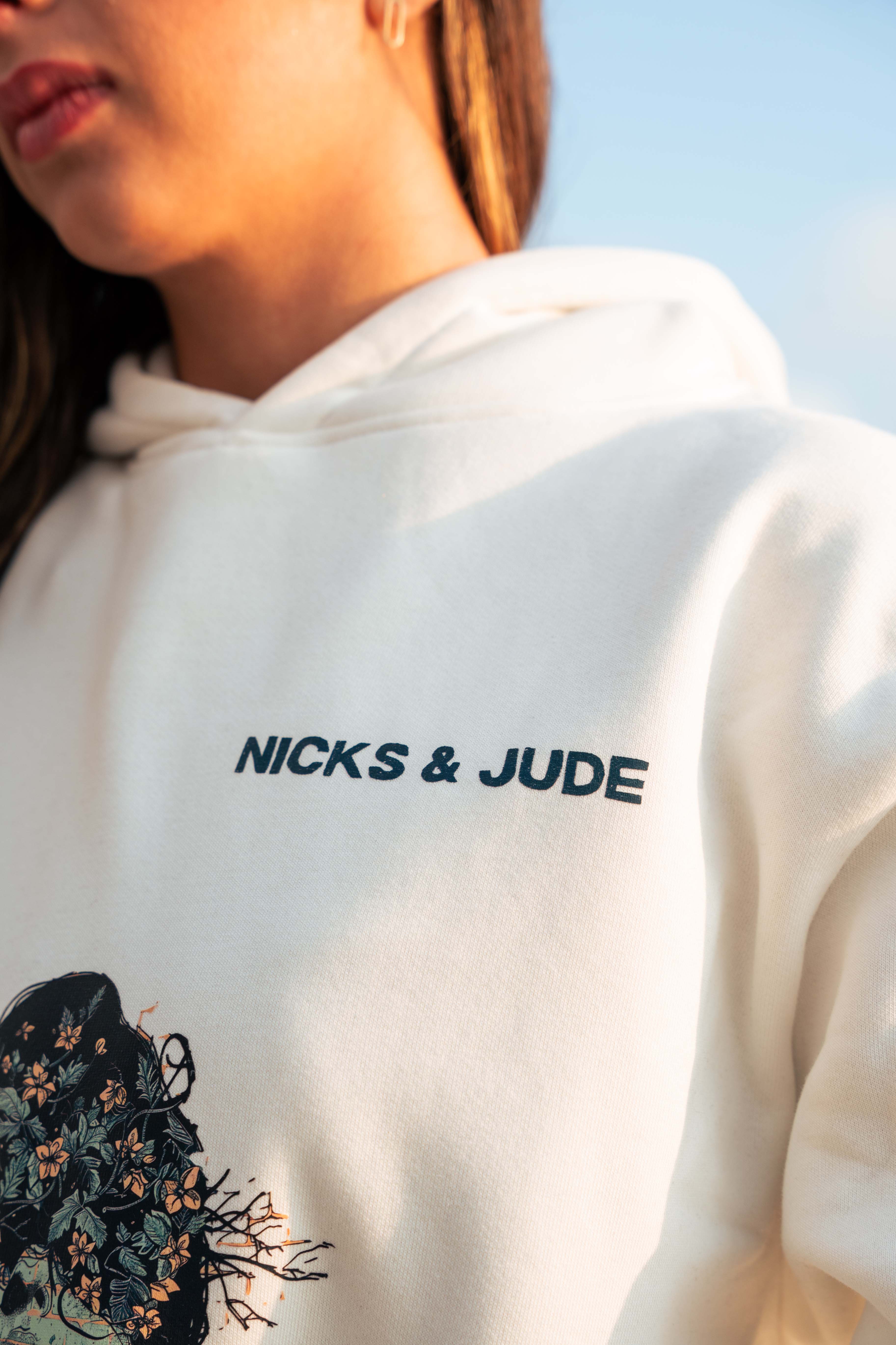 Relaxed fit hoodie 0ff-white - Nicks-and-Jude